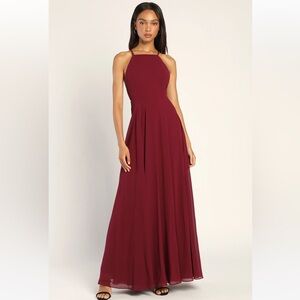 Lulu’s Mythical Kind of Love Plum Maxi Dress